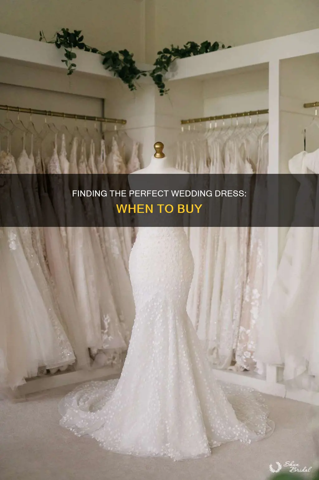 when buy wedding dress