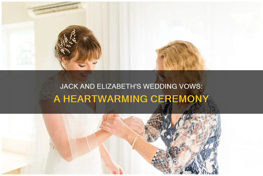 when calls the heart jack and elizabeth wedding vows