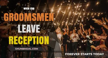 Groomsmen's Exit Etiquette: When Can They Leave the Reception?