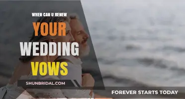 Renewing Wedding Vows: Perfect Timing to Rekindle Your Commitment