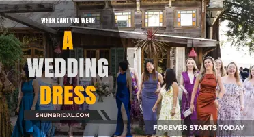 Wedding Dress Etiquette: When Not to Wear It