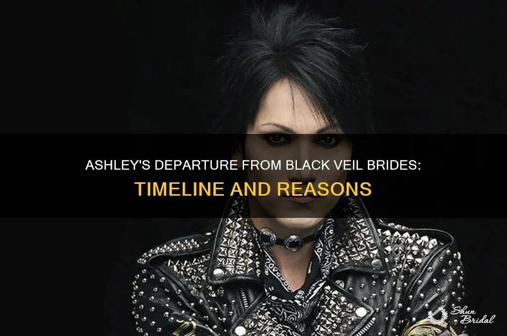 when did ashley leave black veil brides