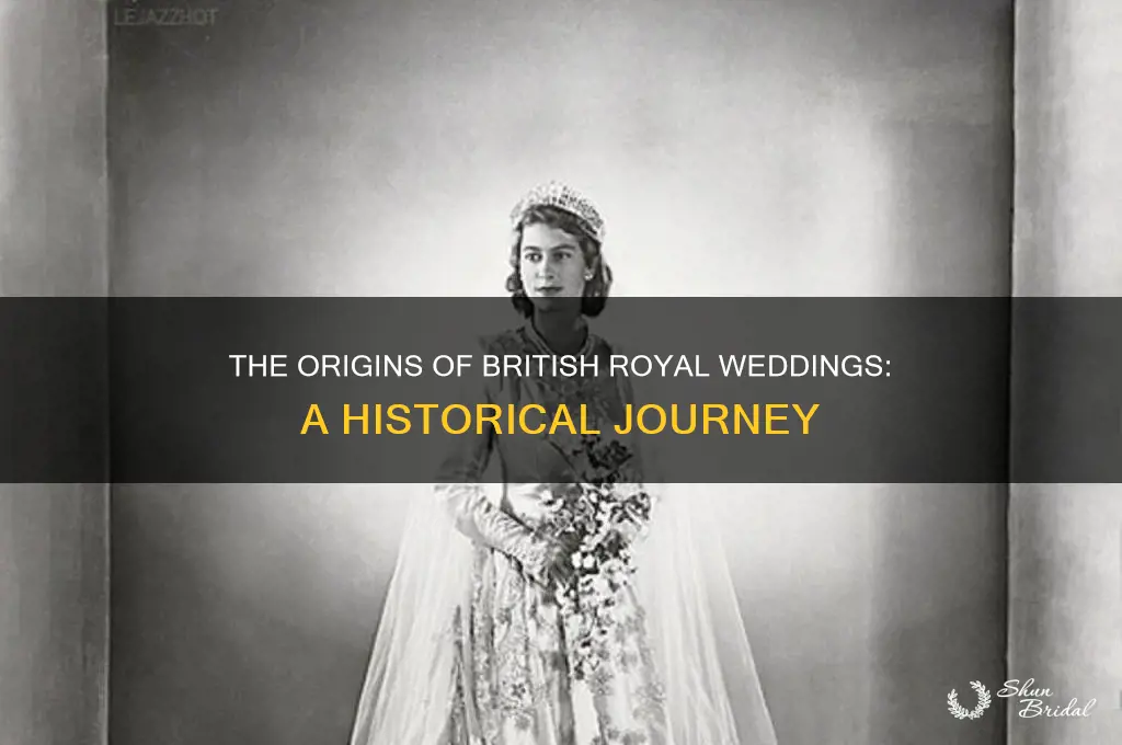 when did british royal weddings start