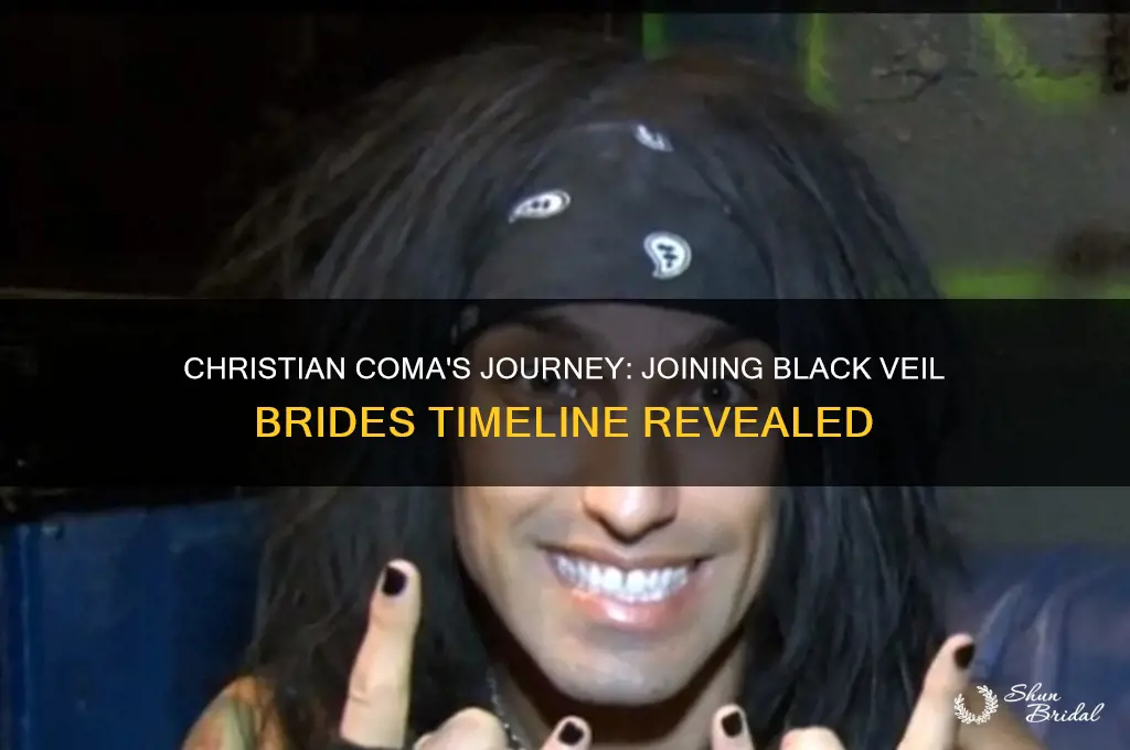 when did christian coma join black veil brides