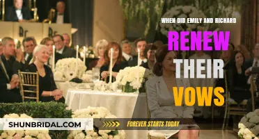 Emily and Richard's Vow Renewal: A Heartwarming Gilmore Girls Moment