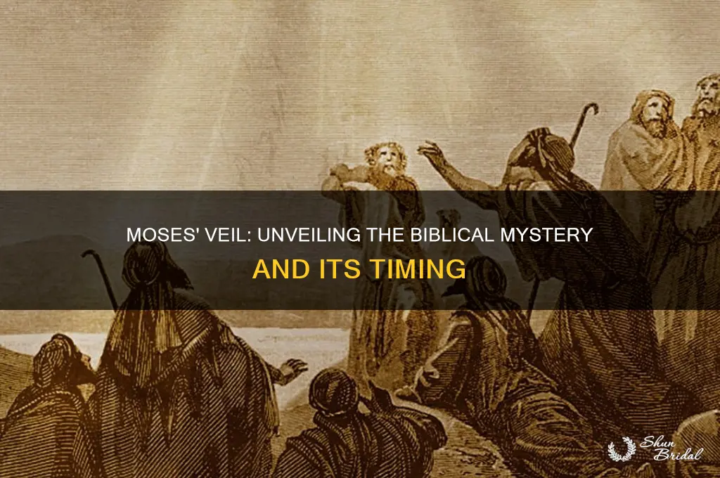 when did moses wear the veil