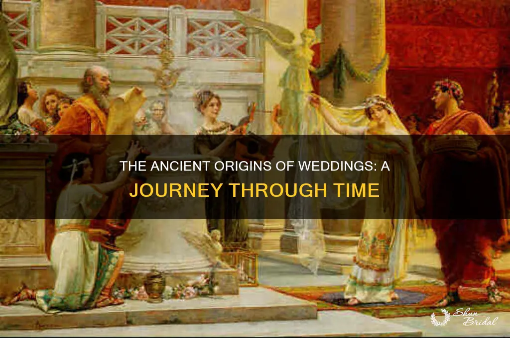 when did people first started having weddings