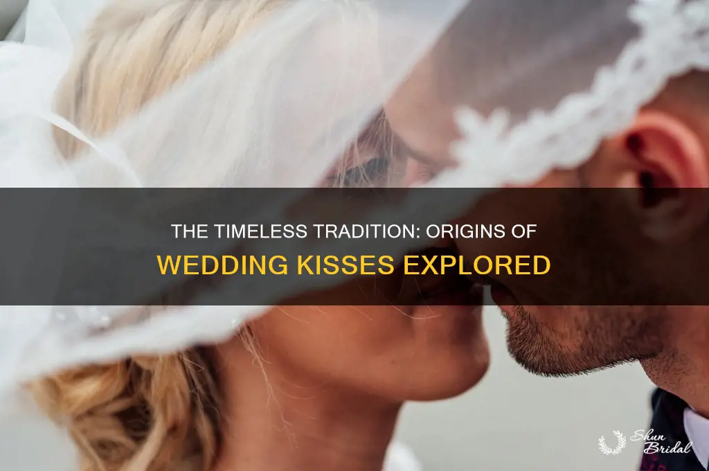 when did people start kissing at weddings
