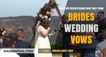 When Presbyterians Removed 'Obey' from Wedding Vows: A Historical Shift