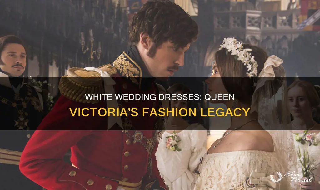 when did queen victoria wear white wedding dress