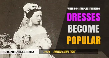 The Evolution of Strapless Wedding Dresses