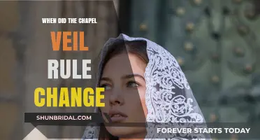 When Did the Chapel Veil Rule Change in Catholic Tradition?