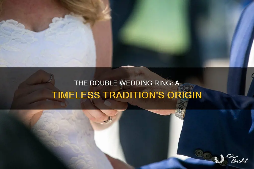 when did the double wedding ring ceremony begin