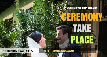 Unveiling the Origins: When Did the First Wedding Ceremony Occur?