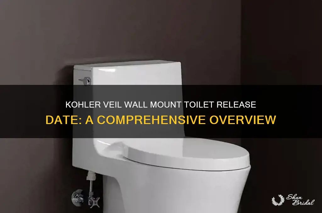 when did the kohler veil wall mount toilet come out
