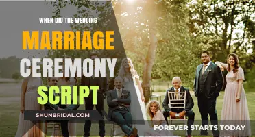 The Evolution of Wedding Marriage Ceremony Scripts Through History