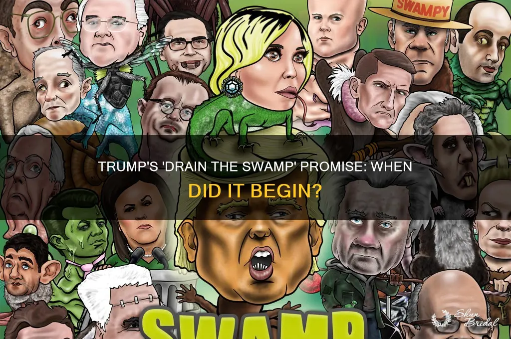 when did trump vow to drain the swamp