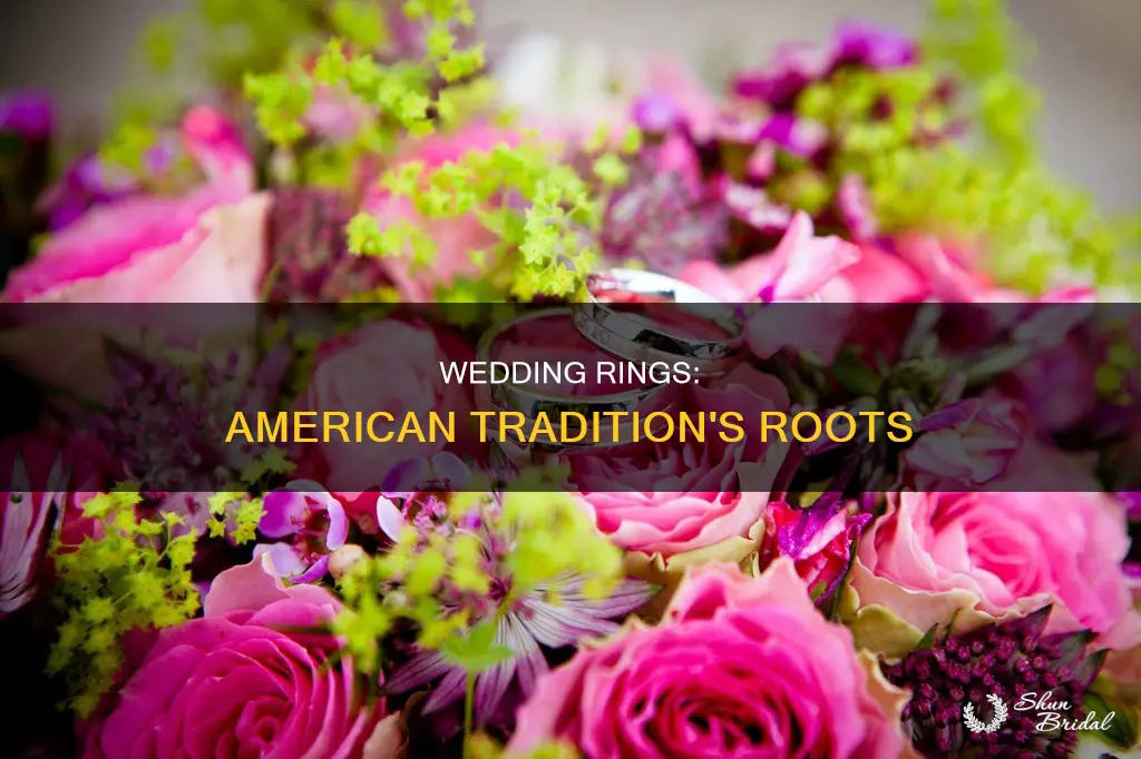 when did wedding rings start being used american 1800s
