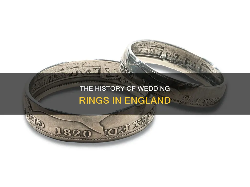 when did wedding rings start in england