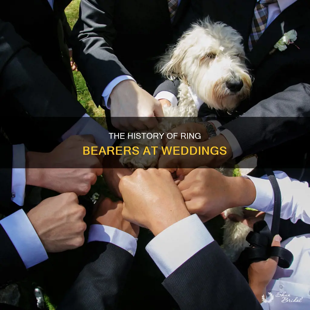 when did weddings start using ring bearers