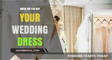 The Perfect Time to Buy a Wedding Dress