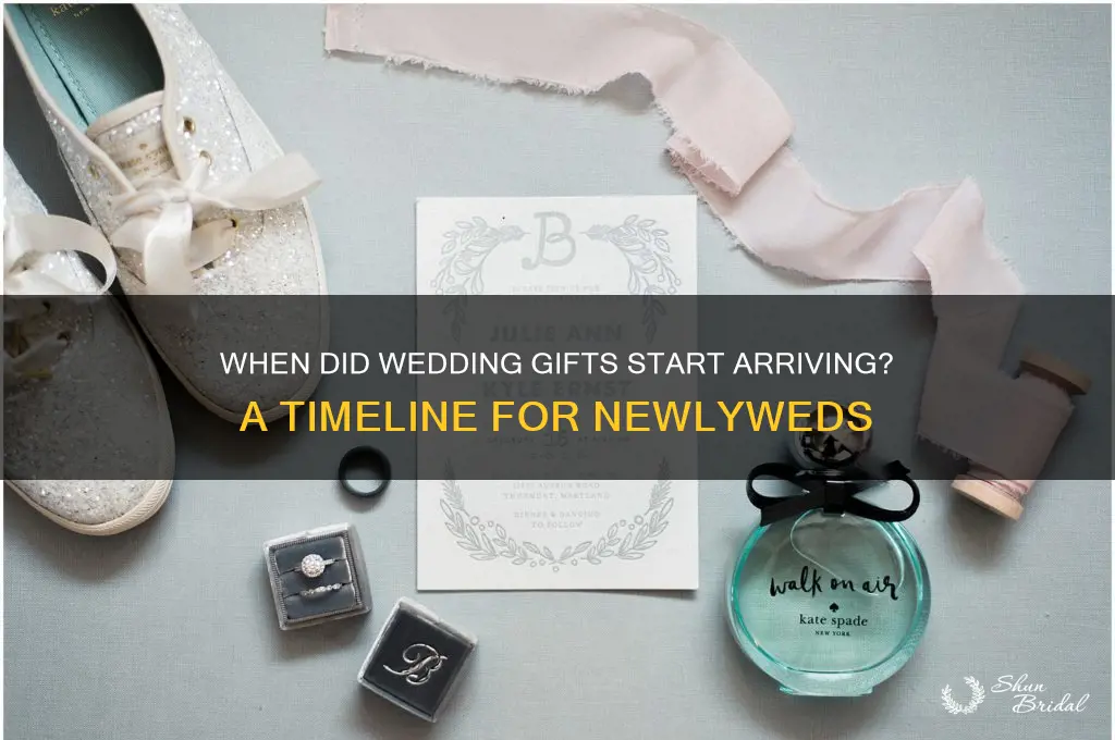 when did you start getting wedding gifts