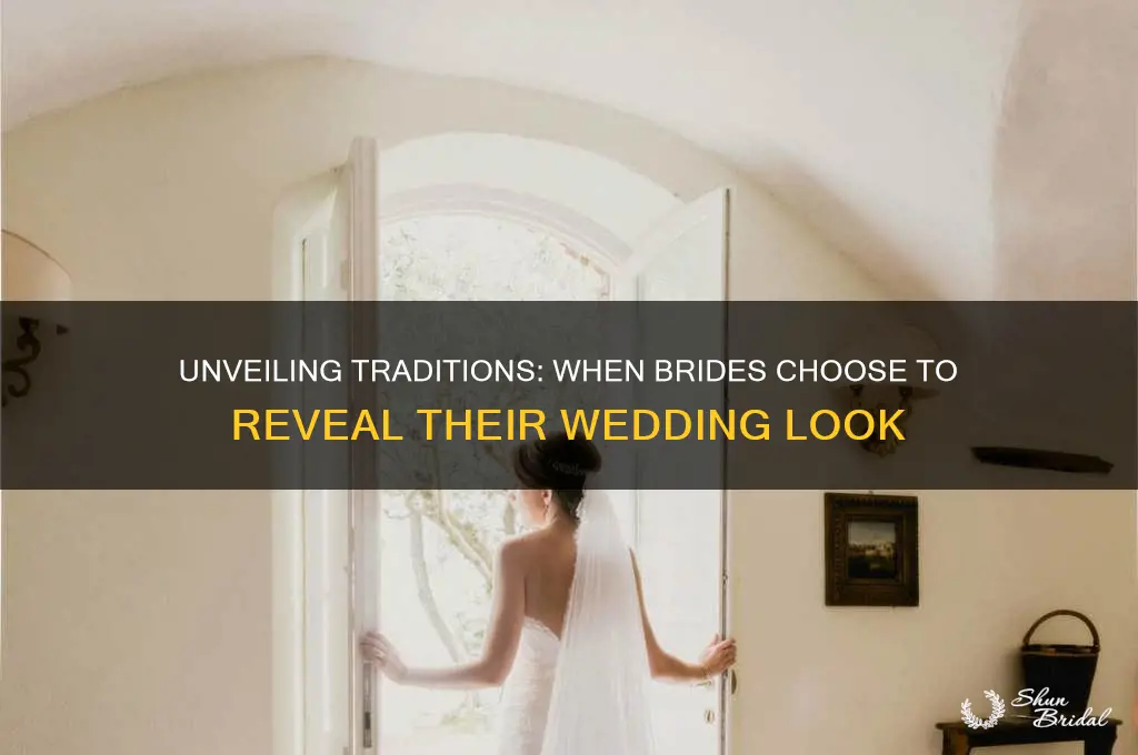 when did you take your veil off for your wedding