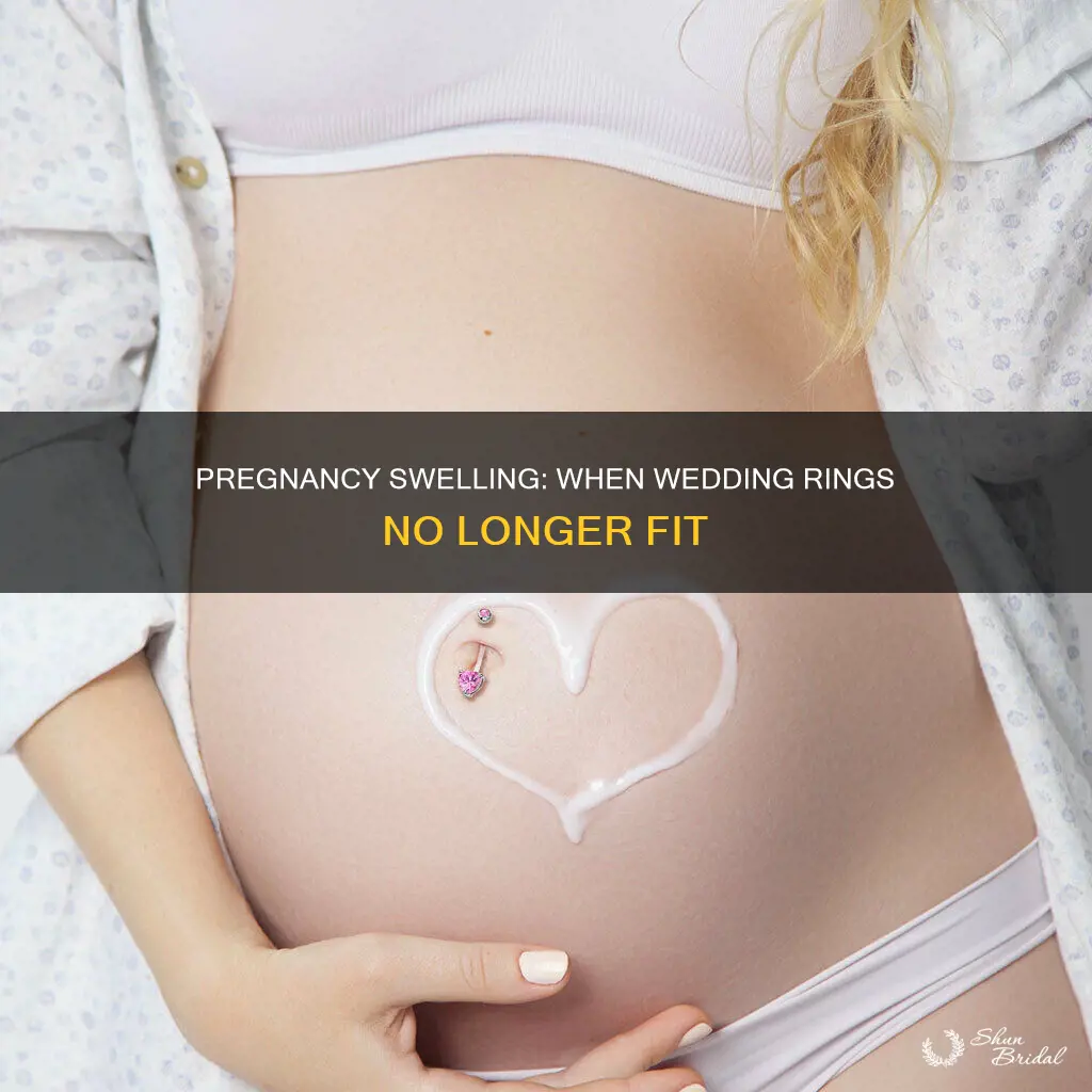 when did your wedding ring stop fitting during pregnancy