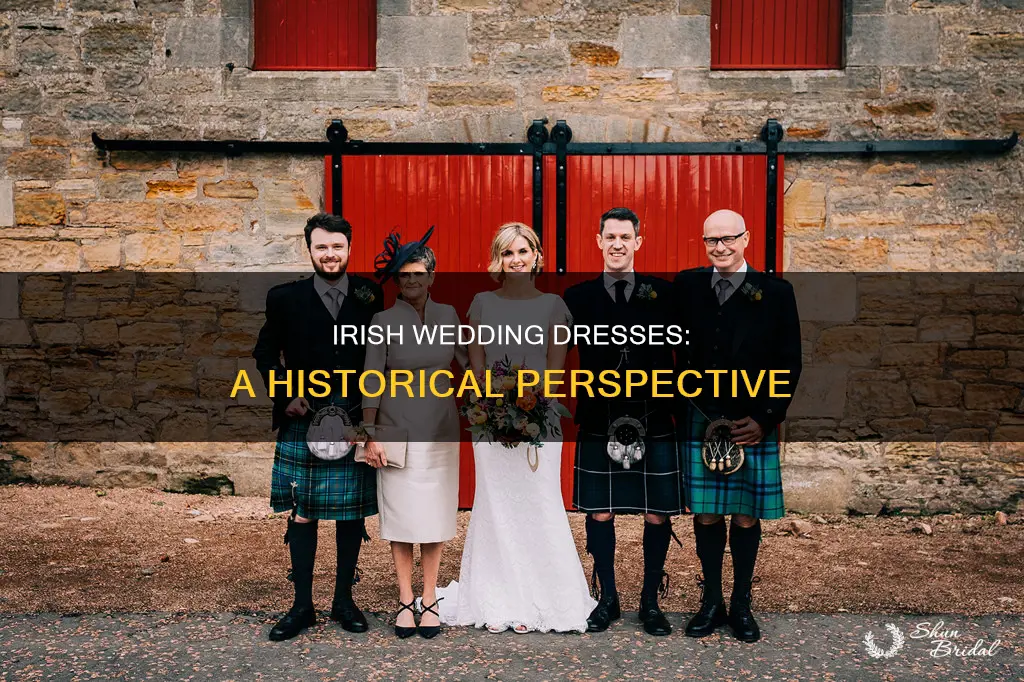 when did.people.in ireland.start wearing wedding dresses