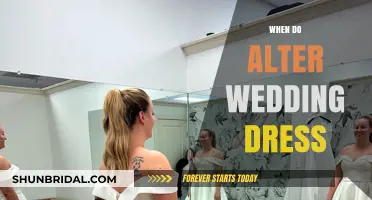 The Perfect Time to Alter Your Wedding Dress