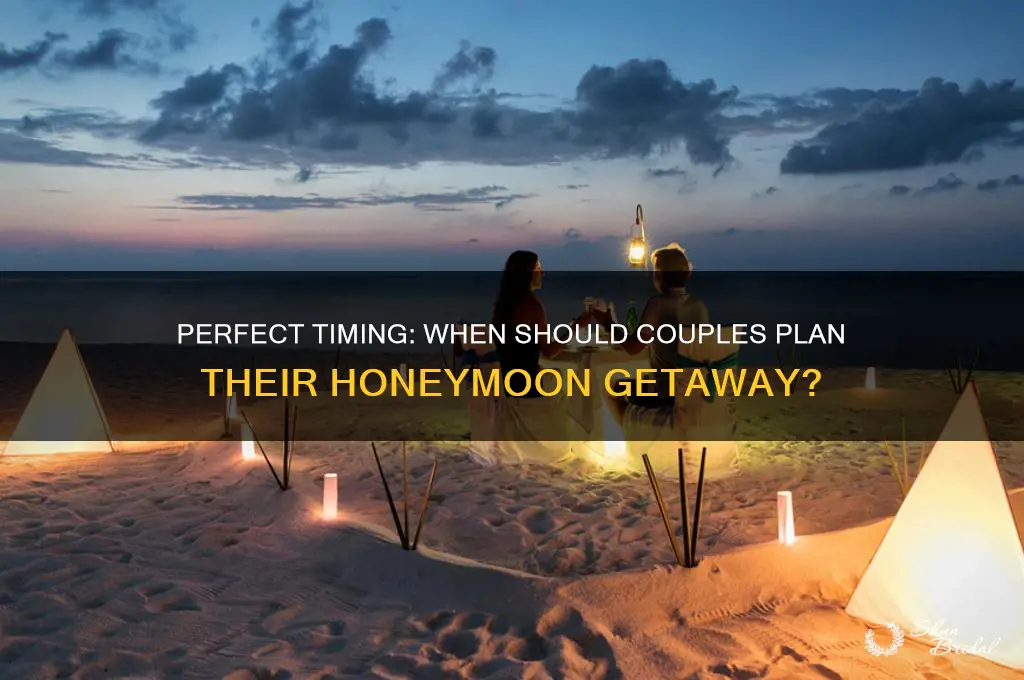 when do couples go on their honeymoon