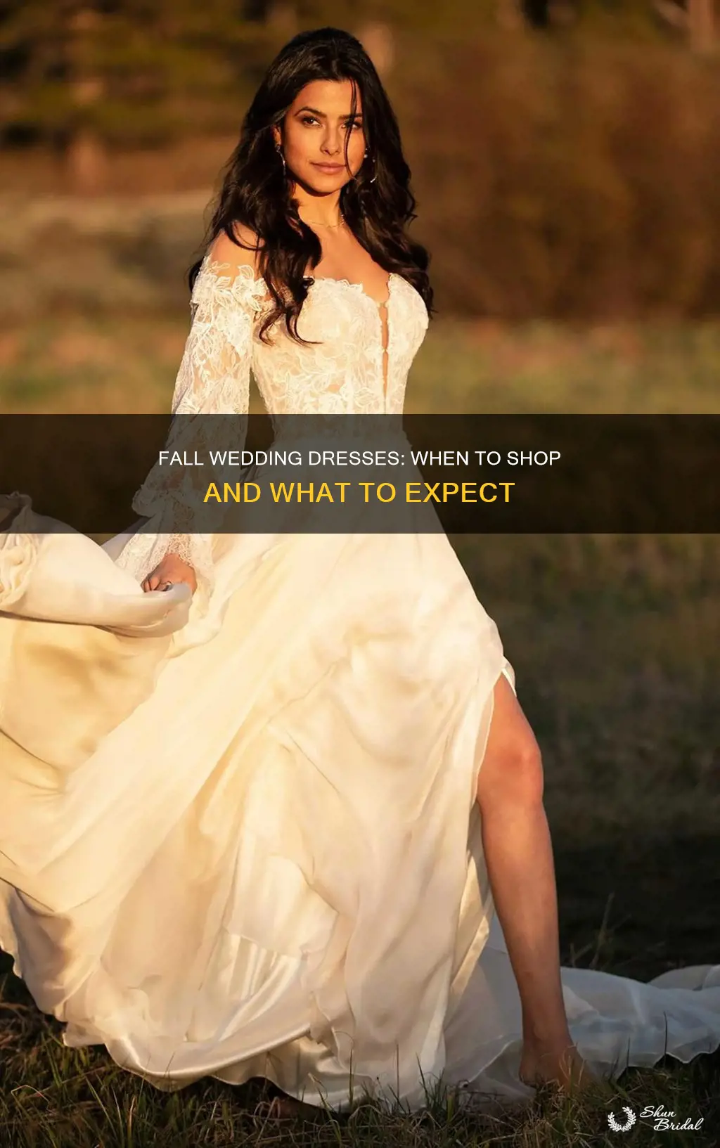 when do fall wedding dresses come out