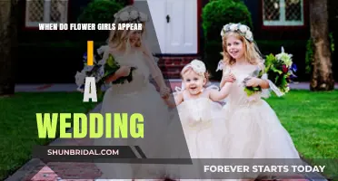 When Do Flower Girls Walk Down the Aisle at Weddings?