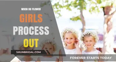 When Do Flower Girls Exit? Timing the Processional Exit