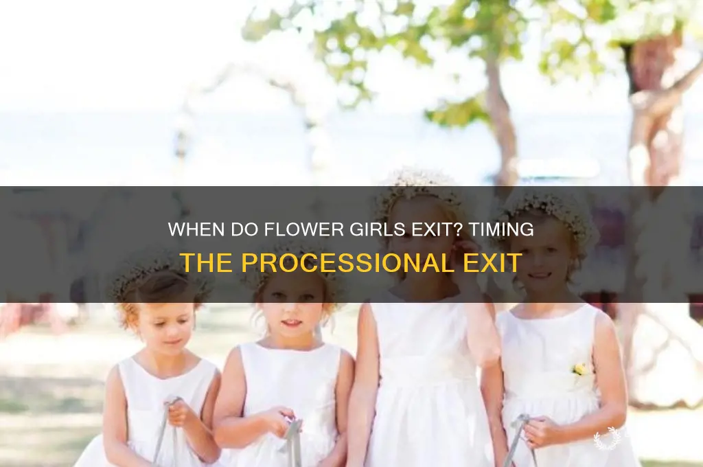 when do flower girls process out