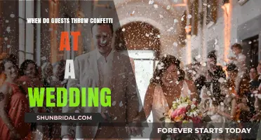 Confetti Toss Timing: When to Shower the Newlyweds at Your Wedding