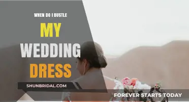 The Perfect Moment to Bustle Your Wedding Dress