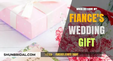 Perfect Timing: When to Present Your Fiancé's Thoughtful Wedding Gift