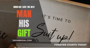 Best Man Gift: Before or After the Wedding?