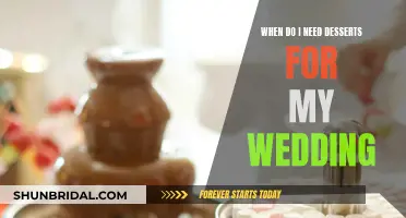 Desserts for Your Wedding: When and Why You Need Them