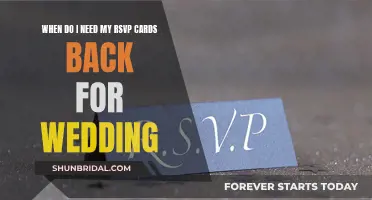 RSVP Card Return Timeline for Your Wedding