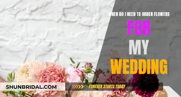 Planning Your Wedding: When to Order Flowers