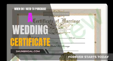 Wedding Certificate: When to Buy and Why