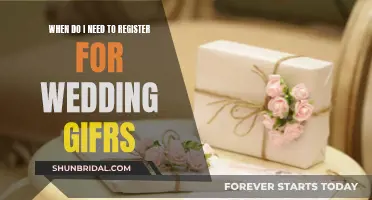 Registering for Wedding Gifts: When and How to Do It