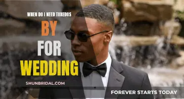 Groom's Guide to Wedding Tuxedos: When to Order