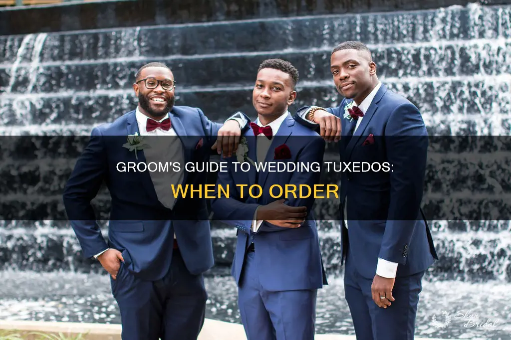 when do I need tuxedos by for wedding