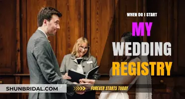 The Perfect Timing for Your Wedding Registry