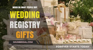When Do Most People Buy Wedding Registry Gifts?