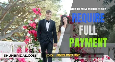 Final Payment: When Does Your Wedding Venue Need It?