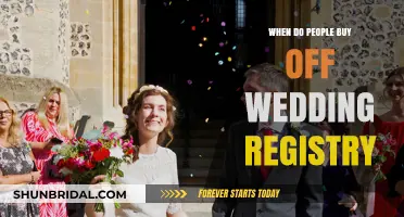 When Do People Buy Off Wedding Registry: Timing Tips